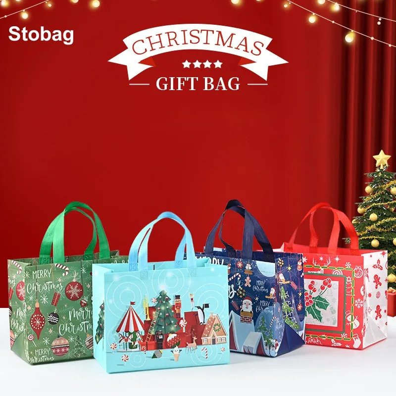 StoBag 12pcs Merry Christmas Non-woven Gift Tote Bags Fabric Candy Package Kids Waterproof Storage Reusable Pouch Party Favors
StoBag 12pcs Merry Christmas Non-woven Gift Tote Bags Fabric Candy Package Kids Waterproof Storage Reusable Pouch Party Favors