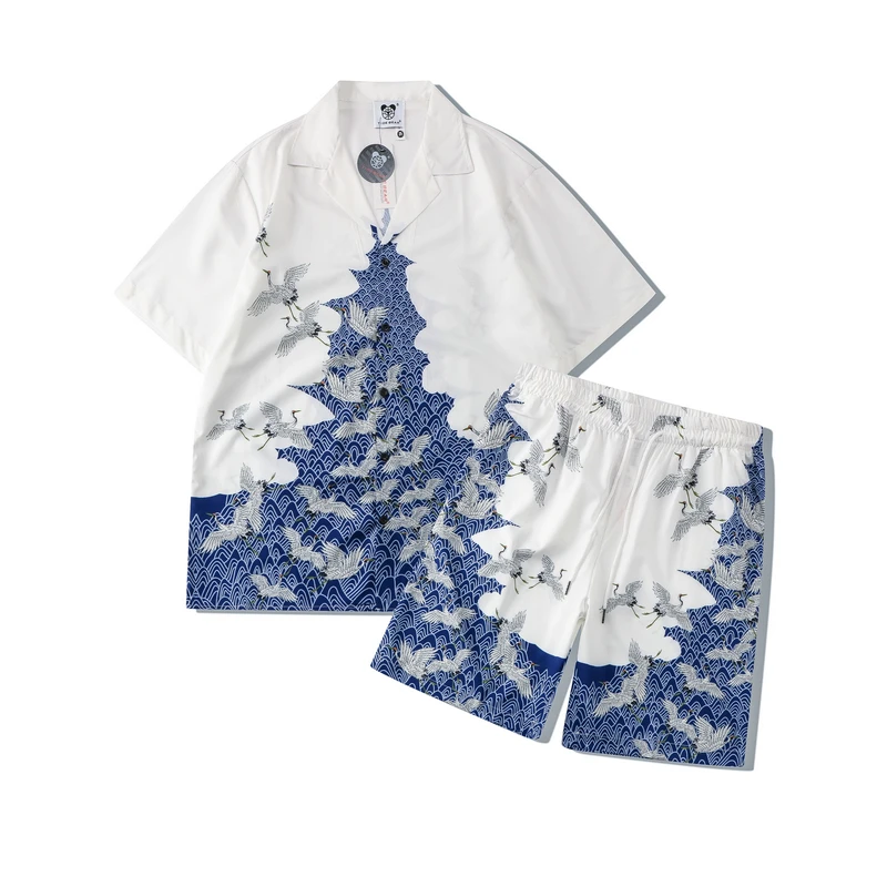 OSCN7 New Summer Casual Print Shirt & Shorts Set Men 2022 Beach Streetwear Tracksuit Male High Quality Two-Piece Sets Mens
OSCN7 New Summer Casual Print Shirt & Shorts Set Men 2022 Beach Streetwear Tracksuit Male High Quality Two-Piece Sets Mens