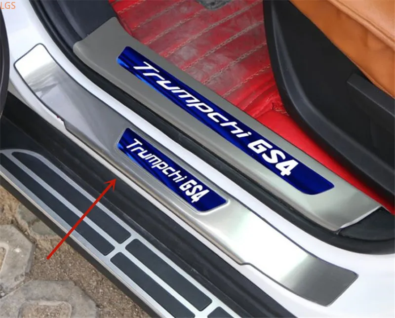 For Trumpchi GS4 2018-2019 stainless steel Threshold guard plate Trunk threshold guard plate protection decoration Car styling
For Trumpchi GS4 2018-2019 stainless steel Threshold guard plate Trunk threshold guard plate protection decoration Car styling