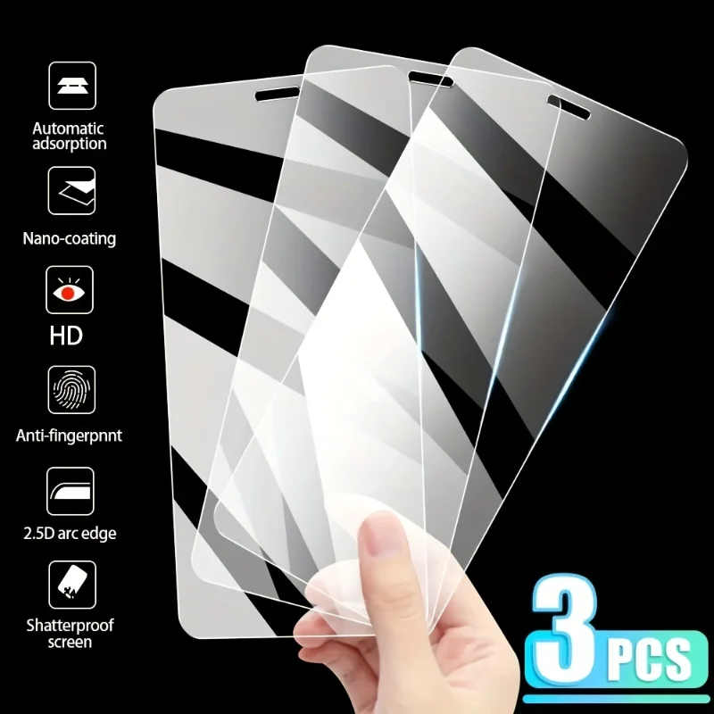3PCS Pack Tempered Glass Protector For Iphone 13 14 Pro Max Full Screen Glass Protector For IPhone 7 8 Plus 11 12 Pro Max
3PCS Pack Tempered Glass Protector For Iphone 13 14 Pro Max Full Screen Glass Protector For IPhone 7 8 Plus 11 12 Pro Max