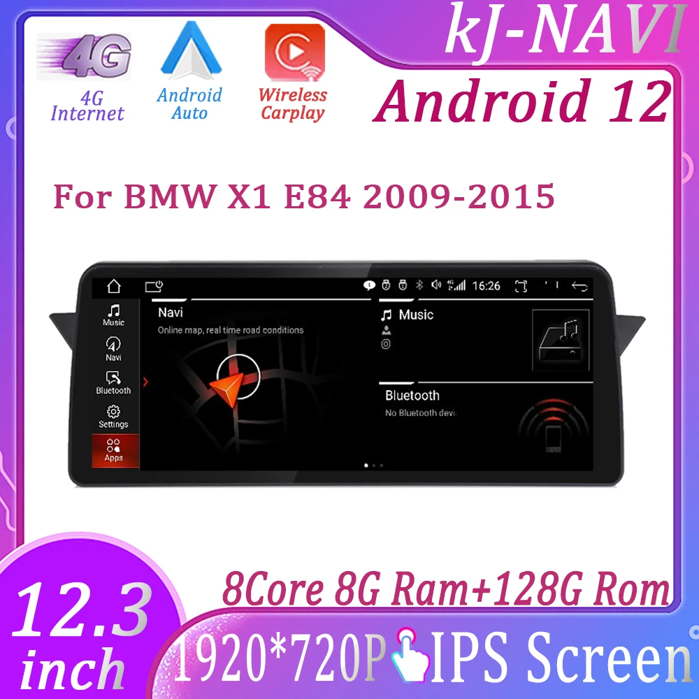 

Android 12 Multimedia Stereo For BMW X1 E84 2009 - 2015 iDrive / CIC System IPS Streen Car Player Radio Video GPS Navigation