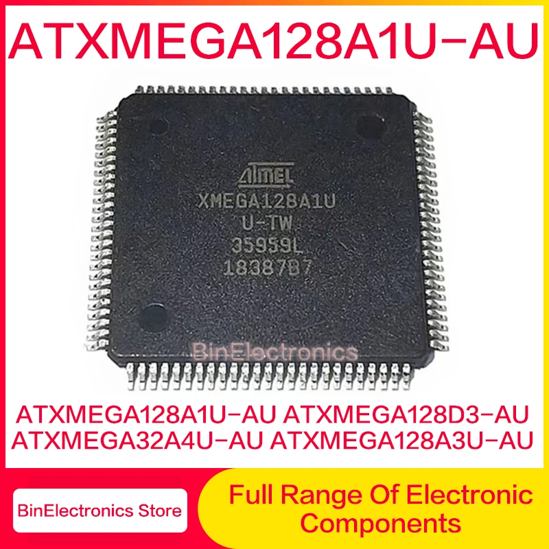 

1pcs New Original TQFP-100 ATXMEGA128A1U-AU TQFP-64 ATXMEGA128D3-AU TQFP-44 ATXMEGA32A4U-AU QFP-64 ATXMEGA128A3U-AU