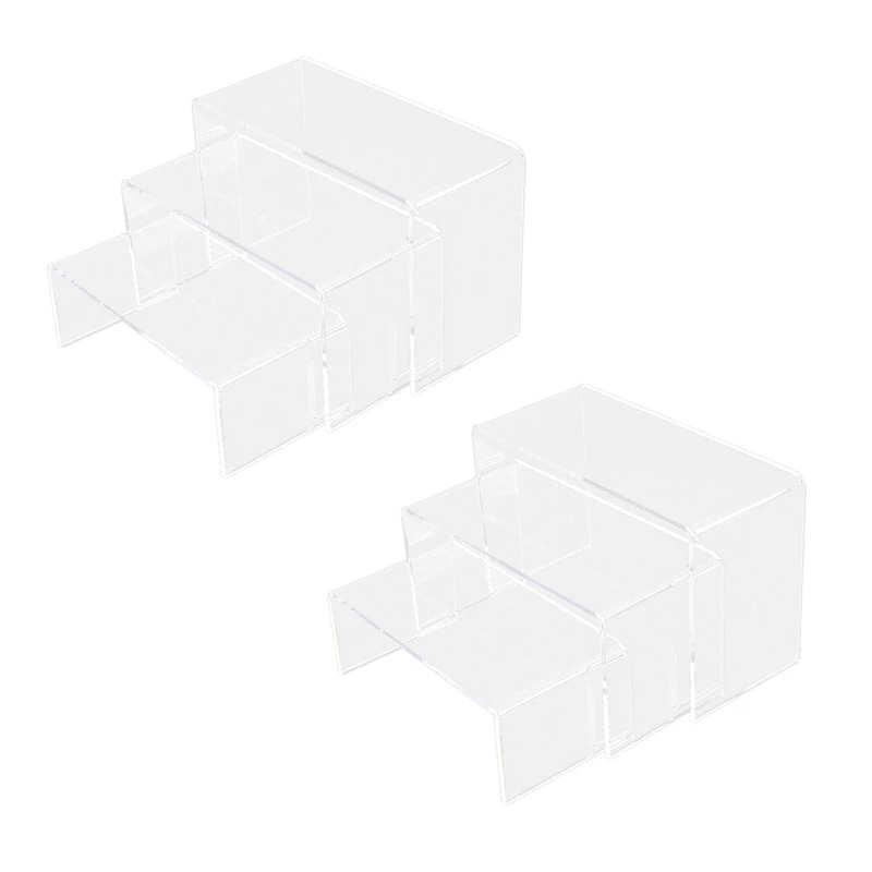 6X 3 Tier Acrylic Clear Display Stand Riser Showcase Jewellery Cosmetics Makeup Collection Display Storage Rack Holder
6X 3 Tier Acrylic Clear Display Stand Riser Showcase Jewellery Cosmetics Makeup Collection Display Storage Rack Holder