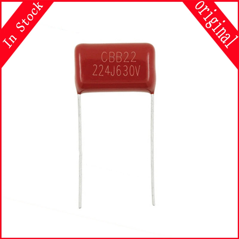 10PCS 630V224J 0.22UF Pitch 15mm 224 630V 224J 220nf CBB Polypropylene Film Capacitor
10PCS 630V224J 0.22UF Pitch 15mm 224 630V 224J 220nf CBB Polypropylene Film Capacitor