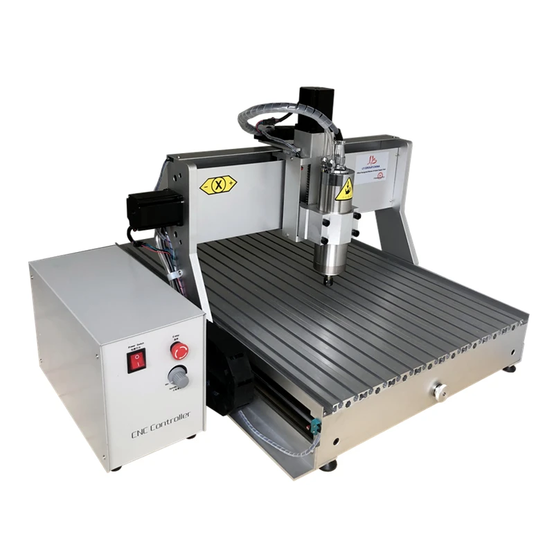 LY 6090 CNC Router Engraving Drilling Milling Machine 2.2 KW Spindle with Water Tank Metal Wood Working
LY 6090 CNC Router Engraving Drilling Milling Machine 2.2 KW Spindle with Water Tank Metal Wood Working