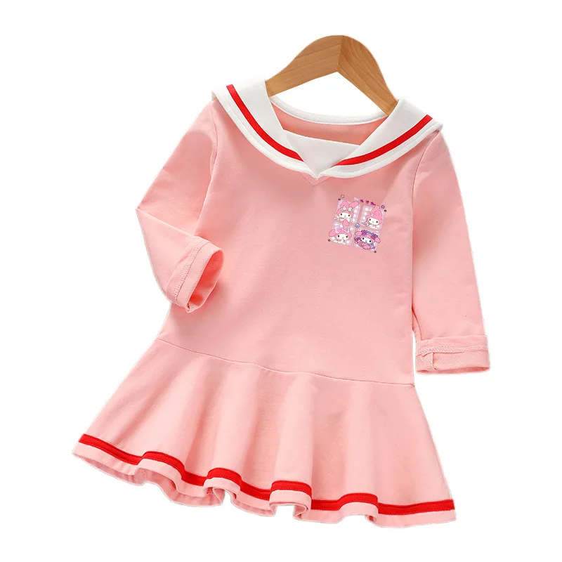 Y2K Kawaii Sanrios Princess Dress Anime My Melody Girl Children Clothing Kids Autumn Cotton Dress New Long Sleeve Pleated Skirt
Y2K Kawaii Sanrios Princess Dress Anime My Melody Girl Children Clothing Kids Autumn Cotton Dress New Long Sleeve Pleated Skirt