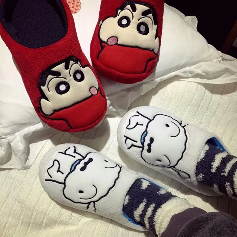 Симпатичные хлопковые тапочки Sanrio Crayon Shin-Chan, толстая нескользящая парная сохраняющая тепло Рождественский подарок для девушки
Симпатичные хлопковые тапочки Sanrio Crayon Shin-Chan, толстая нескользящая парная сохраняющая тепло Рождественский подарок для девушки