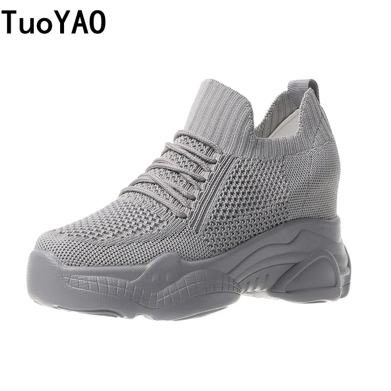 Spring High Platform High Heels Women Thick Sole Shoes Fashion 9 CM Heels Wedge Sneakers Breathable Mesh Casual Shoes Woman 2022
Spring High Platform High Heels Women Thick Sole Shoes Fashion 9 CM Heels Wedge Sneakers Breathable Mesh Casual Shoes Woman 2022
