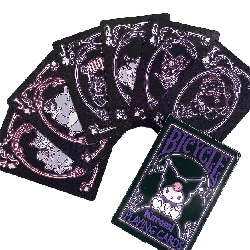 Kawaii аниме Sanrio Kuromi Pachacco Cinnamoroll Мультяшные игральные карты студенческие игры на день рождения развлечения подарок для девочек игрушки
Kawaii аниме Sanrio Kuromi Pachacco Cinnamoroll Мультяшные игральные карты студенческие игры на день рождения развлечения подарок для девочек игрушки
