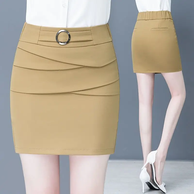 2023 New Women High Waist Elastic Skirt Slim Straight Waist Sexy Package Hip Skirt High Quality Black Professional Short Skirt
2023 New Women High Waist Elastic Skirt Slim Straight Waist Sexy Package Hip Skirt High Quality Black Professional Short Skirt