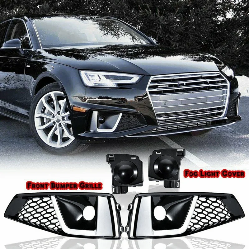 Front Bumper Grill Fog Light Lamp Cover for- A4 B9 S-LINE S4 2019-2020 Black 8WD807681J 8WD807682J
Front Bumper Grill Fog Light Lamp Cover for- A4 B9 S-LINE S4 2019-2020 Black 8WD807681J 8WD807682J