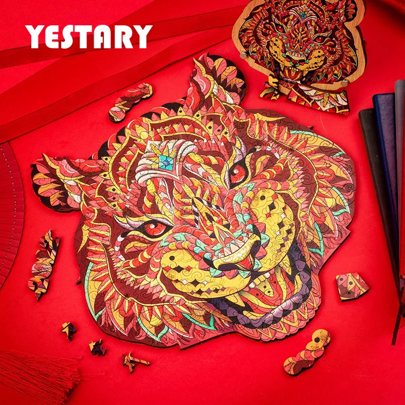 YESTARY Tiger Wooden Puzzle Toys Brain Tease Jigsaw Puzzle Toys Board Games High Difficulty Tangram Toys For Adults Cildren Gift
YESTARY Tiger Wooden Puzzle Toys Brain Tease Jigsaw Puzzle Toys Board Games High Difficulty Tangram Toys For Adults Cildren Gift