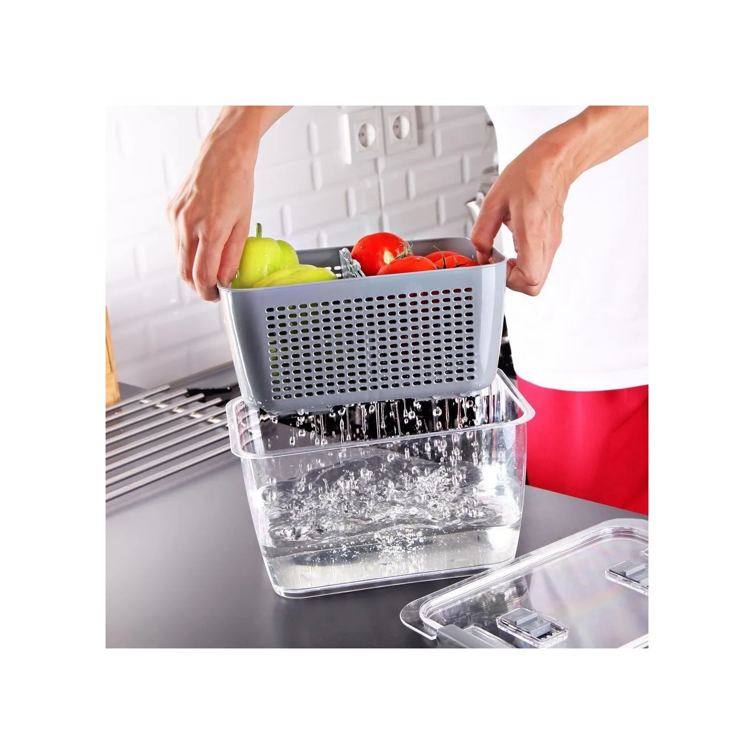 Lossa Strainer And Compartments Organizer Fruit Vegetable Storage Container 5 Lt Ergonomic Design Practical Products
Lossa Strainer And Compartments Organizer Fruit Vegetable Storage Container 5 Lt Ergonomic Design Practical Products