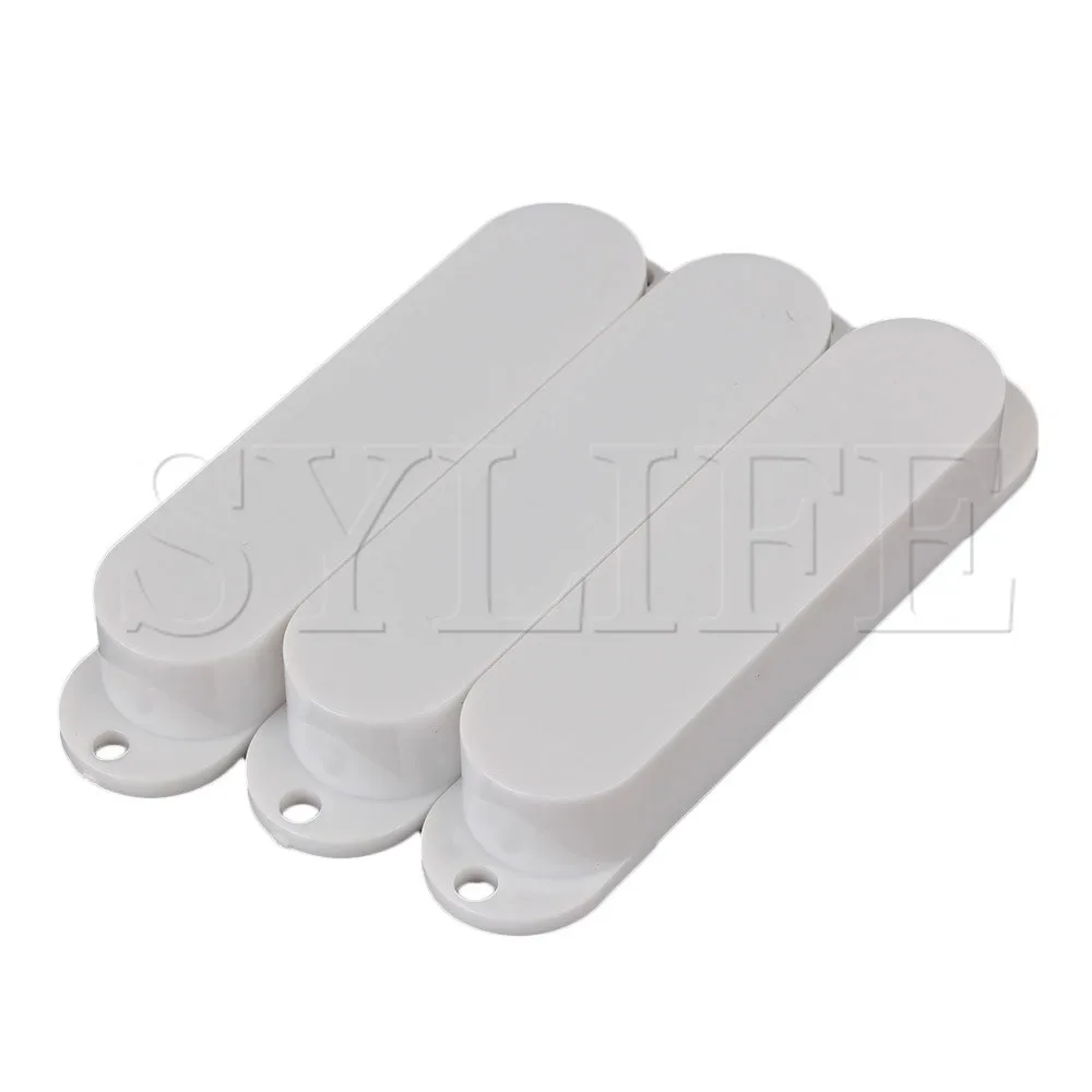 3pcs 82x18x13.5mm White Plastic Closed Shell Guitar Single Coil Pickup Cover
3pcs 82x18x13.5mm White Plastic Closed Shell Guitar Single Coil Pickup Cover
