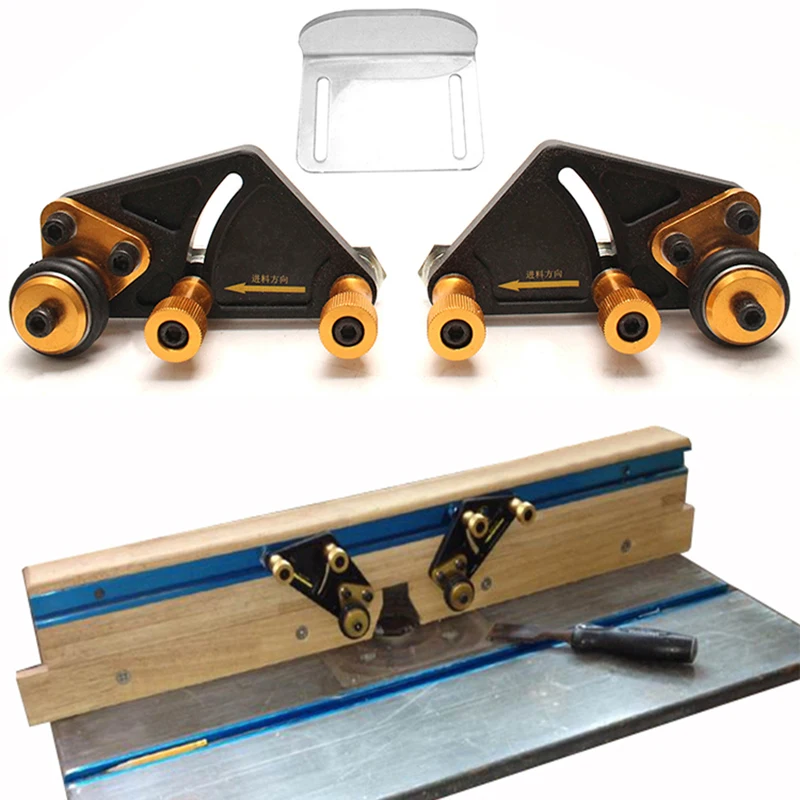 Bearing Roller Feeder, Upgraded Aluminum Alloy Feather Loc Board, Table Saw Feeding Safety Propelling Auxiliary Tool
Bearing Roller Feeder, Upgraded Aluminum Alloy Feather Loc Board, Table Saw Feeding Safety Propelling Auxiliary Tool