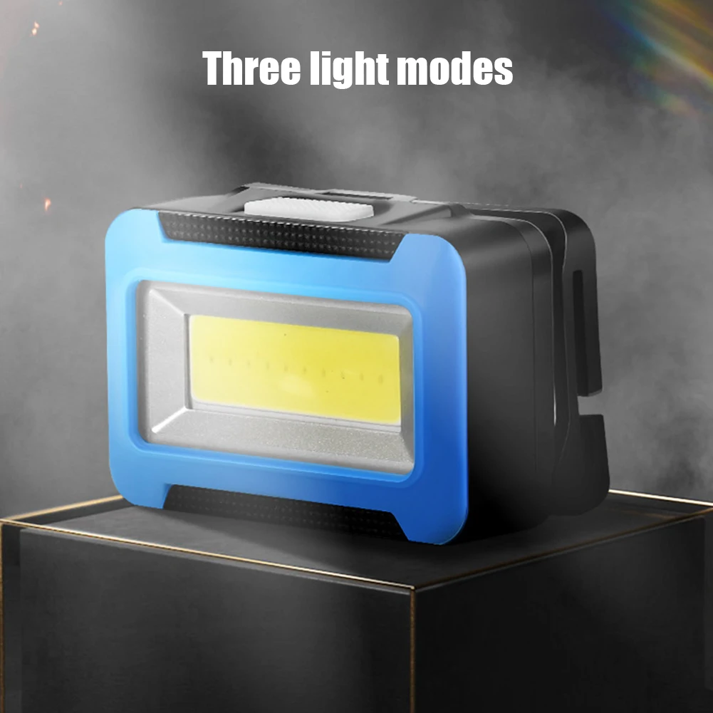 COB LED Headlight Flashlight Battery Powered Waterproof Head Lamp Flashlight 3 Modes Work Headlamp Portable Rotating for Camping
COB LED Headlight Flashlight Battery Powered Waterproof Head Lamp Flashlight 3 Modes Work Headlamp Portable Rotating for Camping