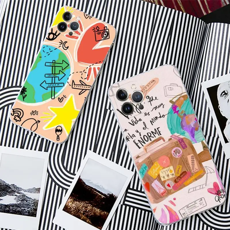 World Map Travel Phone Case For iPhone 13 14 Pro Max XS XR 12 11 Pro 13 Mini 6 7 8 Plus Clear Back Cover Capa 
World Map Travel Phone Case For iPhone 13 14 Pro Max XS XR 12 11 Pro 13 Mini 6 7 8 Plus Clear Back Cover Capa