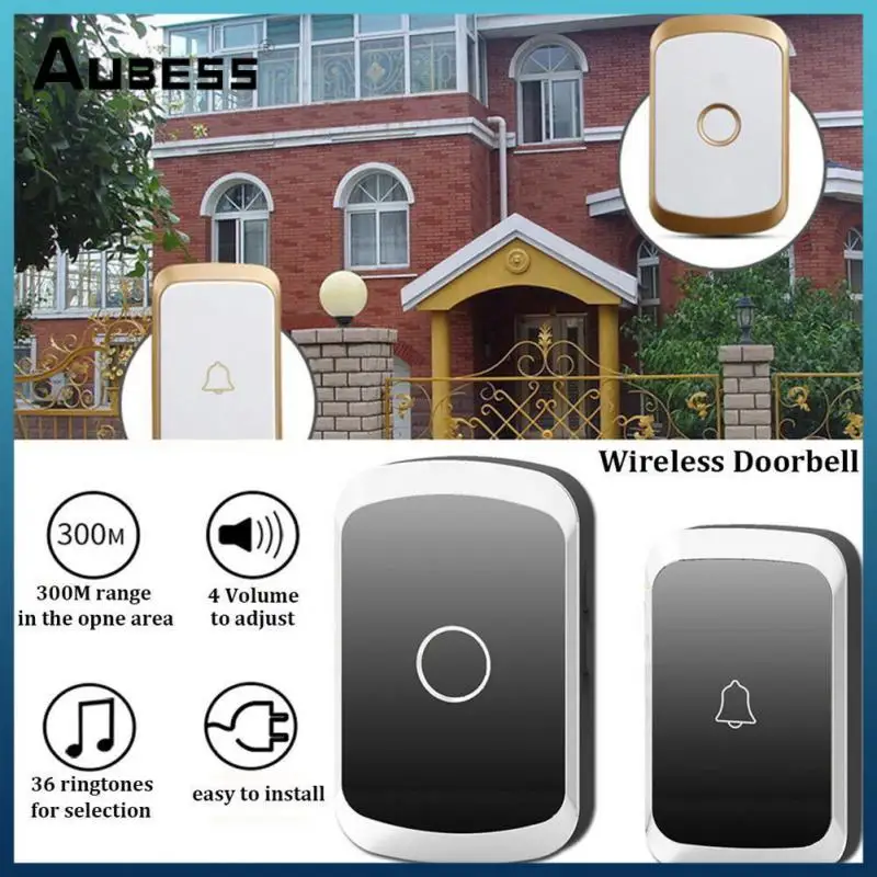 Home Door Calling Bell Wireless Waterproof Intelligent Door Bell Cordless Chimes Wireless Doorbell Home Appliance Smart Home
Home Door Calling Bell Wireless Waterproof Intelligent Door Bell Cordless Chimes Wireless Doorbell Home Appliance Smart Home