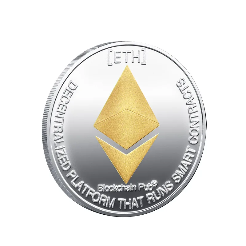Коллекционная серебряная монета Ethereum
Коллекционная серебряная монета Ethereum