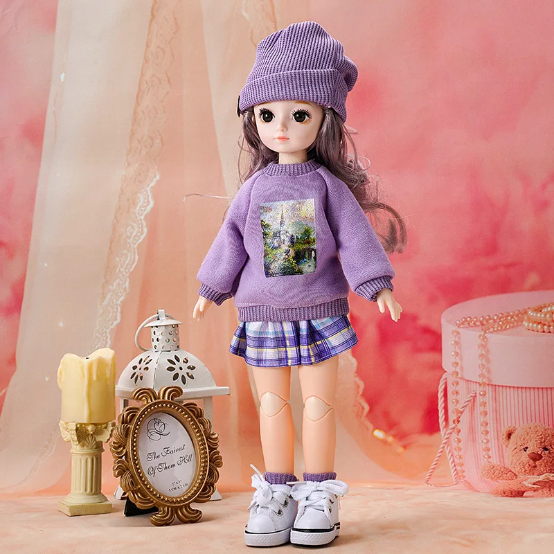 New Bjd 6 Points Fat 16 Joints Movable 32CM Doll Fashion Princess Doll 3D Eyes Girl Dress Up Play House Birthday Gift Toys
New Bjd 6 Points Fat 16 Joints Movable 32CM Doll Fashion Princess Doll 3D Eyes Girl Dress Up Play House Birthday Gift Toys