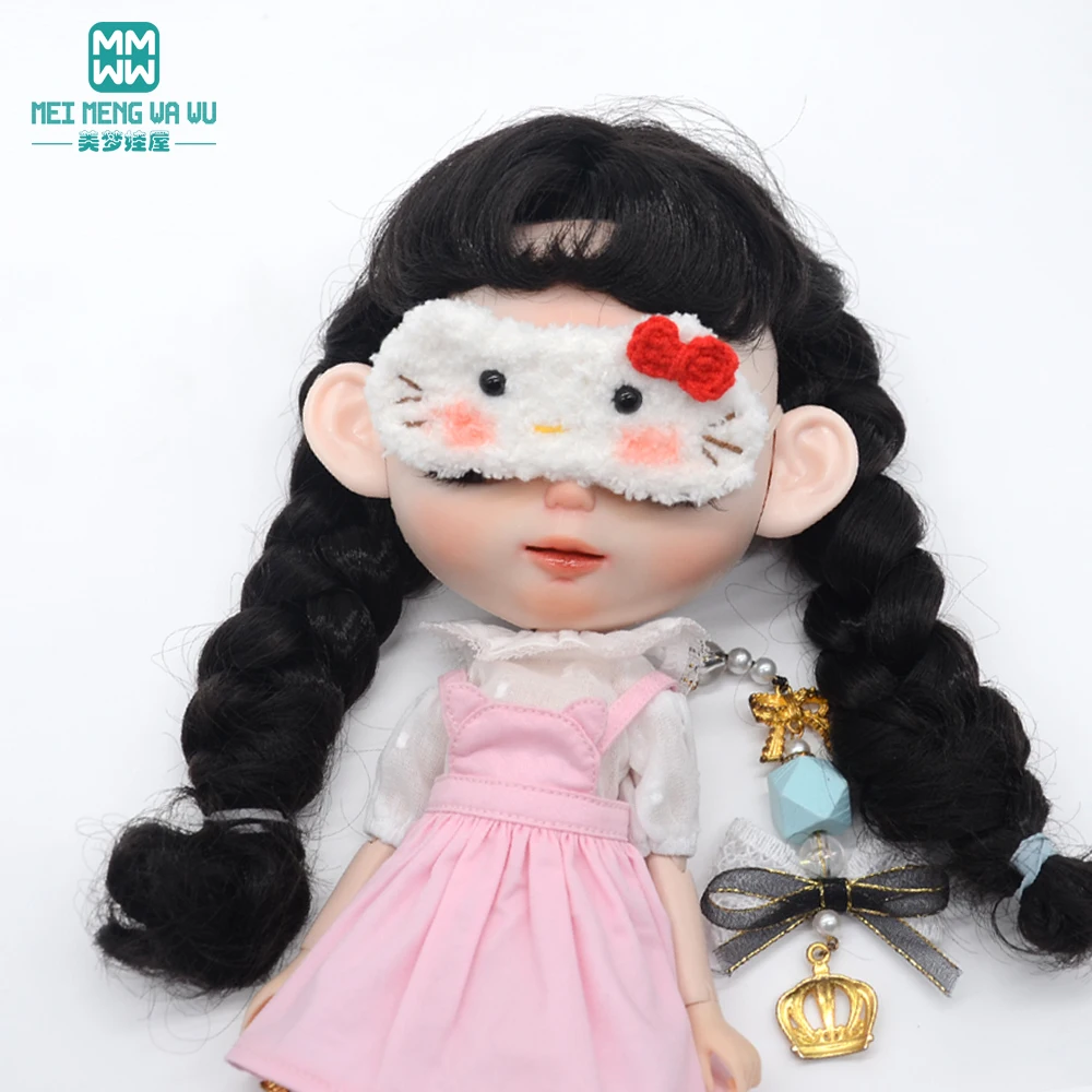Одежда для куклы Blyth, модная плюшевая мультяшная маска для глаз для Azone OB FR, игрушки в подарок
Одежда для куклы Blyth, модная плюшевая мультяшная маска для глаз для Azone OB FR, игрушки в подарок