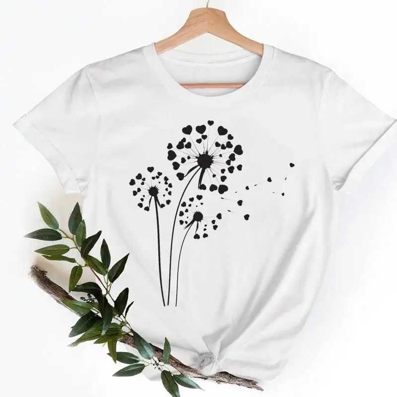 Graphic Tee T-shirts Love Dandelion Trend 90s Female Short Sleeve Ladies Women Fashion Casual Clothing Summer Tshirt Clothes
Graphic Tee T-shirts Love Dandelion Trend 90s Female Short Sleeve Ladies Women Fashion Casual Clothing Summer Tshirt Clothes