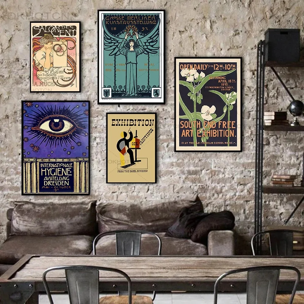 Nordic Vintage Art Nouveau Posters and Prints Retro Berlin Art Canvas Painting Modern Wall Pictures for Living Room Home Decor
Nordic Vintage Art Nouveau Posters and Prints Retro Berlin Art Canvas Painting Modern Wall Pictures for Living Room Home Decor