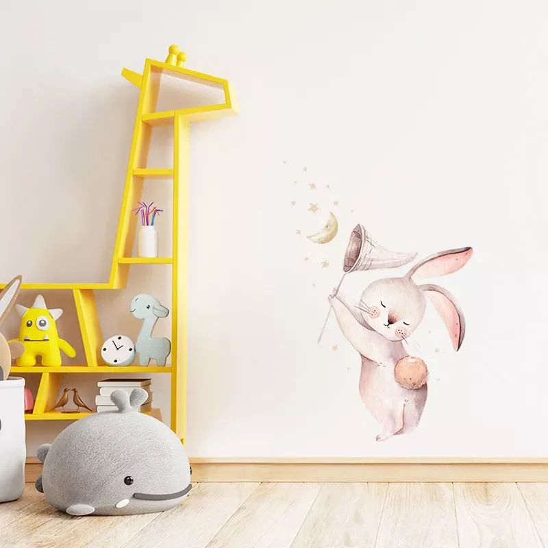 NEW2022 Cartoon Bunny Moon Star Wall Sticker For Bedroom Kids Room Decoration Wallpaper Home Decor Cute Kindergarten Beautify St
NEW2022 Cartoon Bunny Moon Star Wall Sticker For Bedroom Kids Room Decoration Wallpaper Home Decor Cute Kindergarten Beautify St