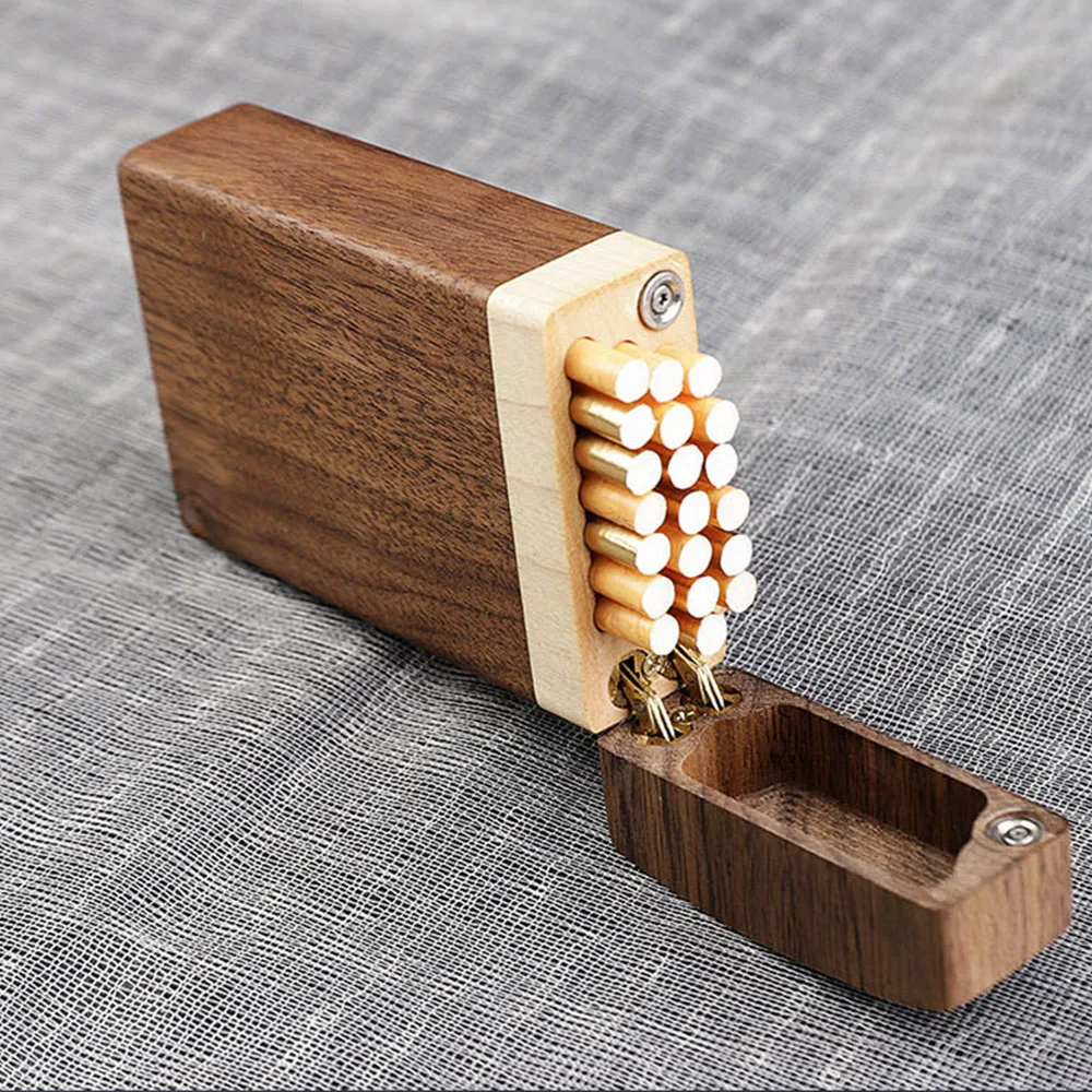 Box Wooden Cigarette Case Bulk Box 10/15 Sticks 20 Sticks Ladies Men's Side Flip Solid Cigarette Case Tobacco Accessories
Box Wooden Cigarette Case Bulk Box 10/15 Sticks 20 Sticks Ladies Men's Side Flip Solid Cigarette Case Tobacco Accessories