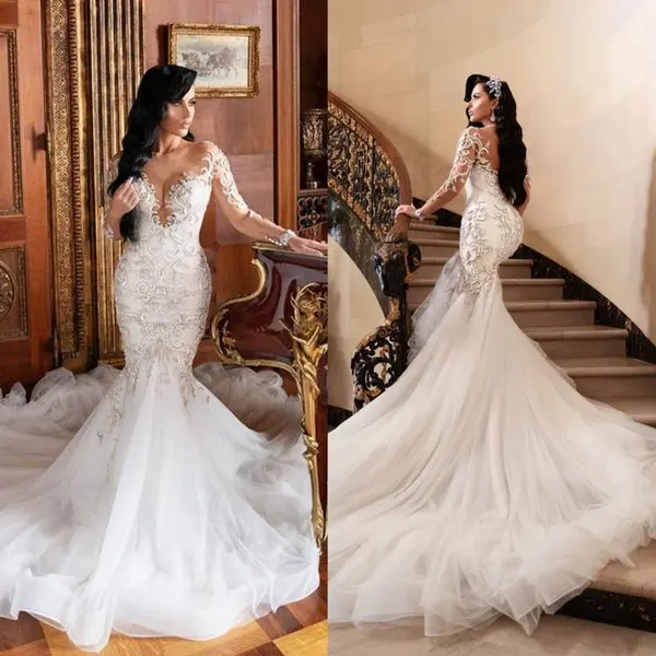 Gorgeous Applique Lace Bead Detachable Wedding Dresses Custom Made Bride Mermaid Train Bridal Gown 2022
Gorgeous Applique Lace Bead Detachable Wedding Dresses Custom Made Bride Mermaid Train Bridal Gown 2022