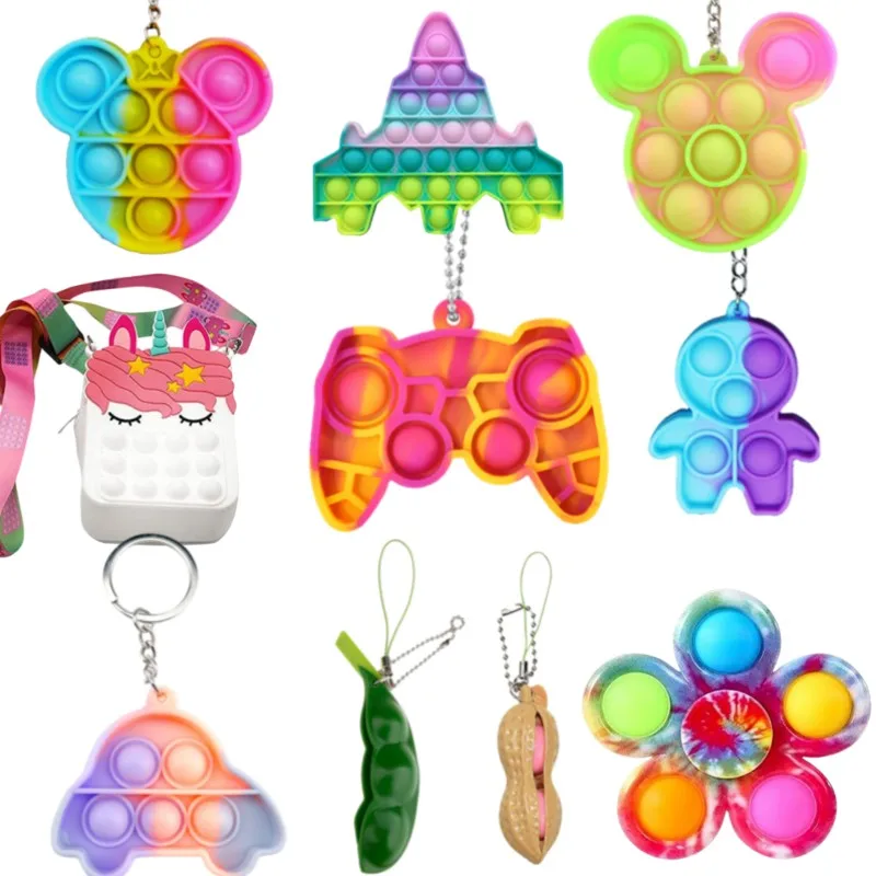 Pop Fidget Reliver Stress Toy Rainbow Push Bubble Antistress Toys Adults & Children Sensory Toys To Relieve Autism Free Shipping
Pop Fidget Reliver Stress Toy Rainbow Push Bubble Antistress Toys Adults & Children Sensory Toys To Relieve Autism Free Shipping