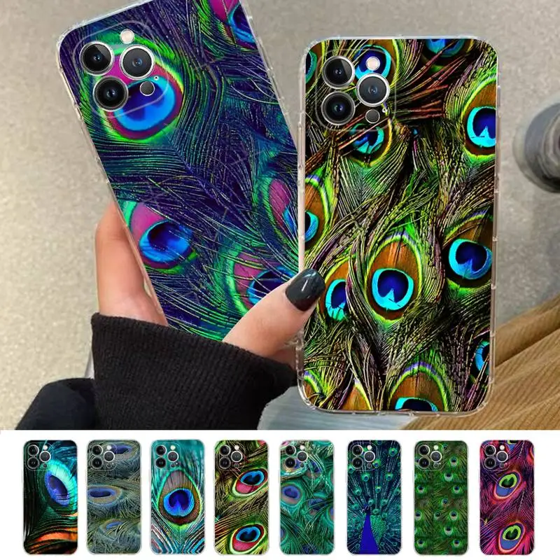Beautiful peacock Feather Phone Case For iPhone 14 11 12 13 Mini Pro XS Max Cover 6 7 8 Plus X XR SE 2020 Funda Shell
Beautiful peacock Feather Phone Case For iPhone 14 11 12 13 Mini Pro XS Max Cover 6 7 8 Plus X XR SE 2020 Funda Shell