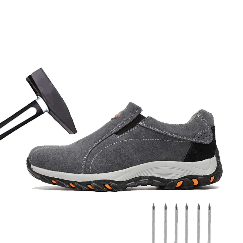 

Steel toe cap breathable safety shoes labor insurance shoes men's anti-smashing anti-puncture welding work shoes autumn