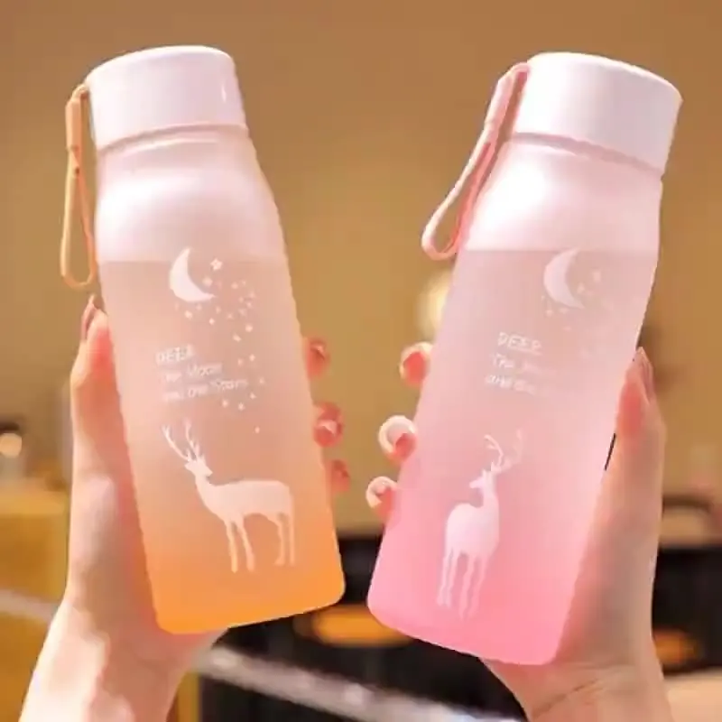 560ml Sports Water Bottle Plastic Frosted Drinking Cup Girl Leakproof Drop-proof Shaker Mug Travel Water Bottle for Outdoor
560ml Sports Water Bottle Plastic Frosted Drinking Cup Girl Leakproof Drop-proof Shaker Mug Travel Water Bottle for Outdoor