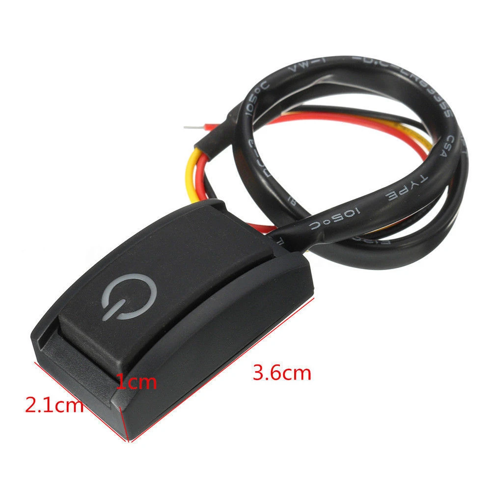 12V Car Push Button Latching Turn ON OFF Switch 200mA 2.4W LED Light RV TRUCK AUTO BOAT DIY Easy To Use Easy Installation
12V Car Push Button Latching Turn ON OFF Switch 200mA 2.4W LED Light RV TRUCK AUTO BOAT DIY Easy To Use Easy Installation
