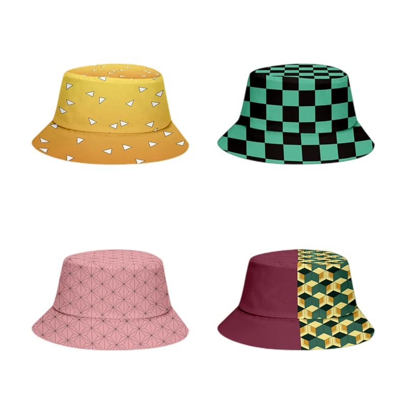 Anime Demon Slayer Canvas Hat Kamado Tanjirou Kamado Nezuko 3D Contrast Print Bucket Hat Children's Shade
Anime Demon Slayer Canvas Hat Kamado Tanjirou Kamado Nezuko 3D Contrast Print Bucket Hat Children's Shade