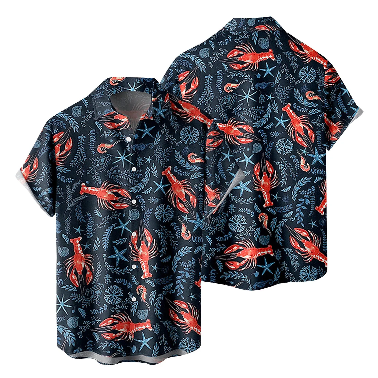 Dressy Shirts Men Mens Fashion And Leisure 3D Digital Printing Buckle Lapel Short Sleeve Shirt Top Apparel
Dressy Shirts Men Mens Fashion And Leisure 3D Digital Printing Buckle Lapel Short Sleeve Shirt Top Apparel