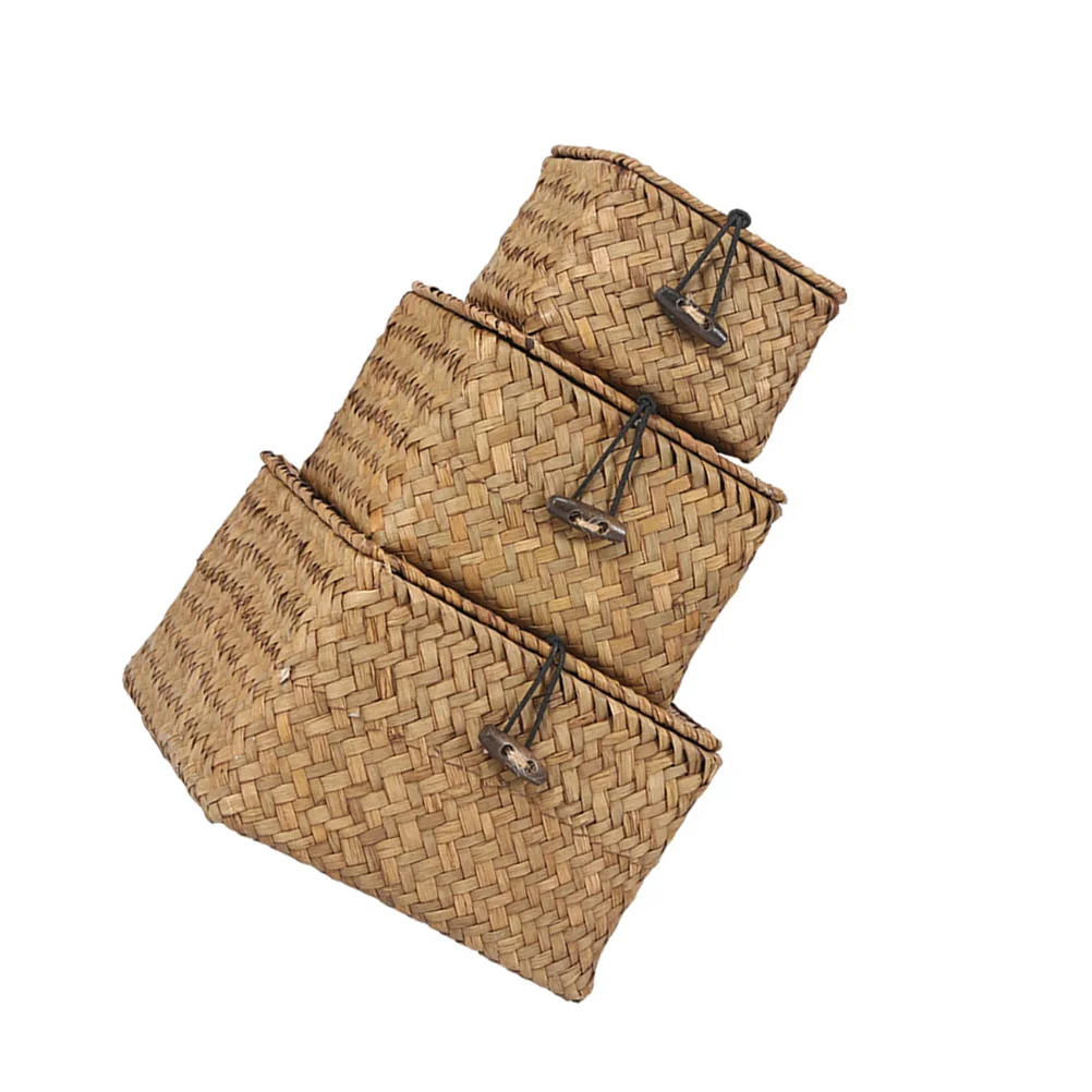 3Pcs Kitchen Organizer Creative Fruits Basket Straw-woven Basket Sundries Basket for Bathroom Bedroom
3Pcs Kitchen Organizer Creative Fruits Basket Straw-woven Basket Sundries Basket for Bathroom Bedroom