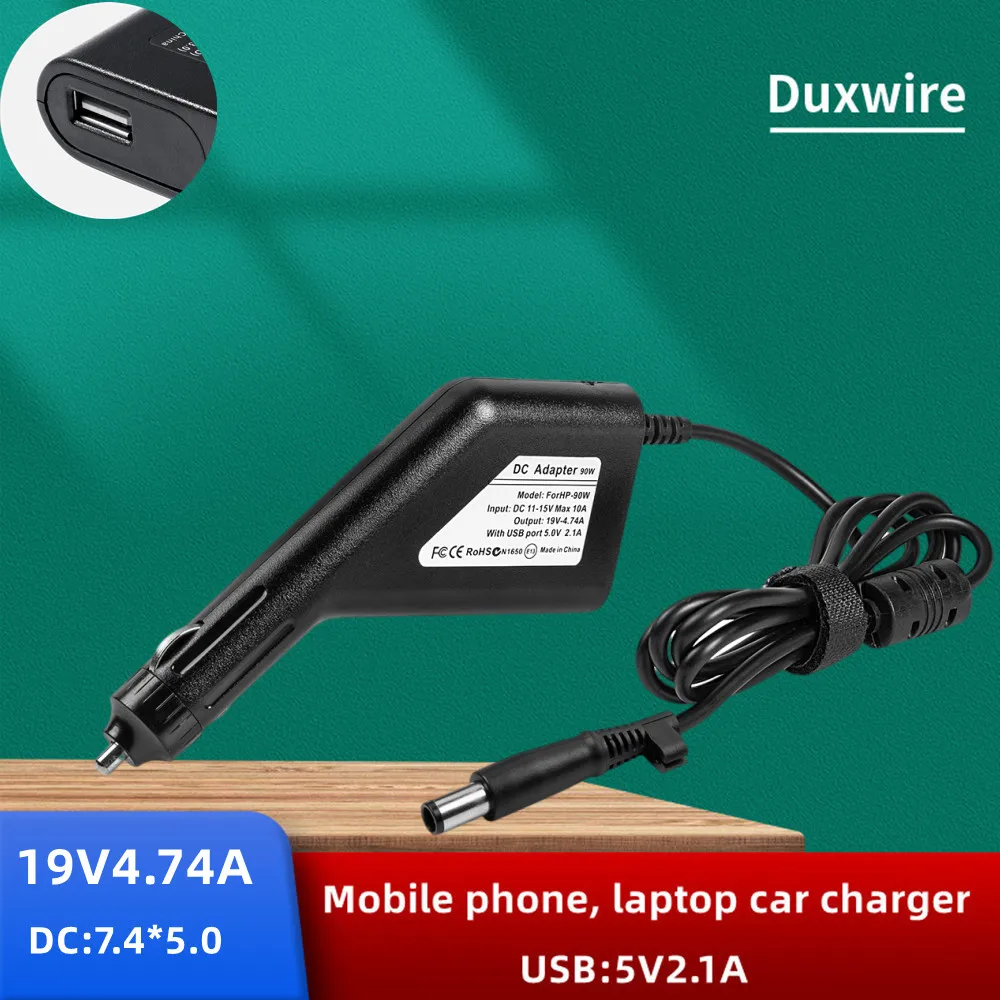 Duxwire AC Adapter FOR HP Compaq 19V4.74A Universal 18.5V3.5A Mobile Phone Car Charger FOR Laptop USB 5V1A
Duxwire AC Adapter FOR HP Compaq 19V4.74A Universal 18.5V3.5A Mobile Phone Car Charger FOR Laptop USB 5V1A