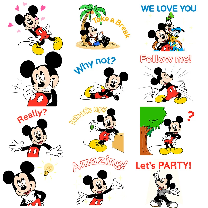 Kids Mickey Mouse Iron On Patch For Clothing DIY Heat Transfer Sticker For Child Sewing Clothes Boys Girls T-shirt Appliques
Kids Mickey Mouse Iron On Patch For Clothing DIY Heat Transfer Sticker For Child Sewing Clothes Boys Girls T-shirt Appliques