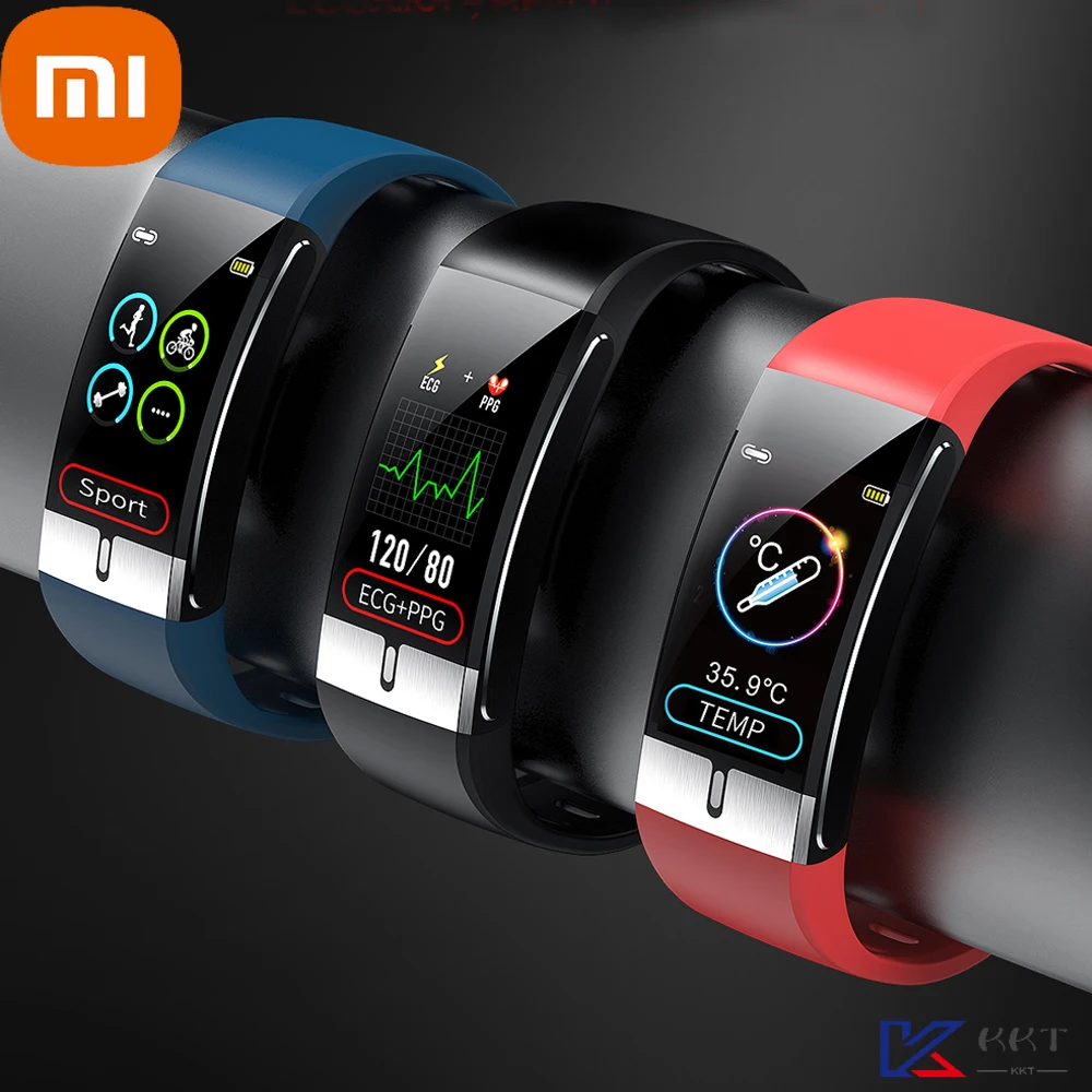 XIAOMI Body Temperature Monitor ECG PPG Smart Bracelet Men Heart Rate AI Record Band IP68 Waterproof Fitness Tracker Wristbands
XIAOMI Body Temperature Monitor ECG PPG Smart Bracelet Men Heart Rate AI Record Band IP68 Waterproof Fitness Tracker Wristbands