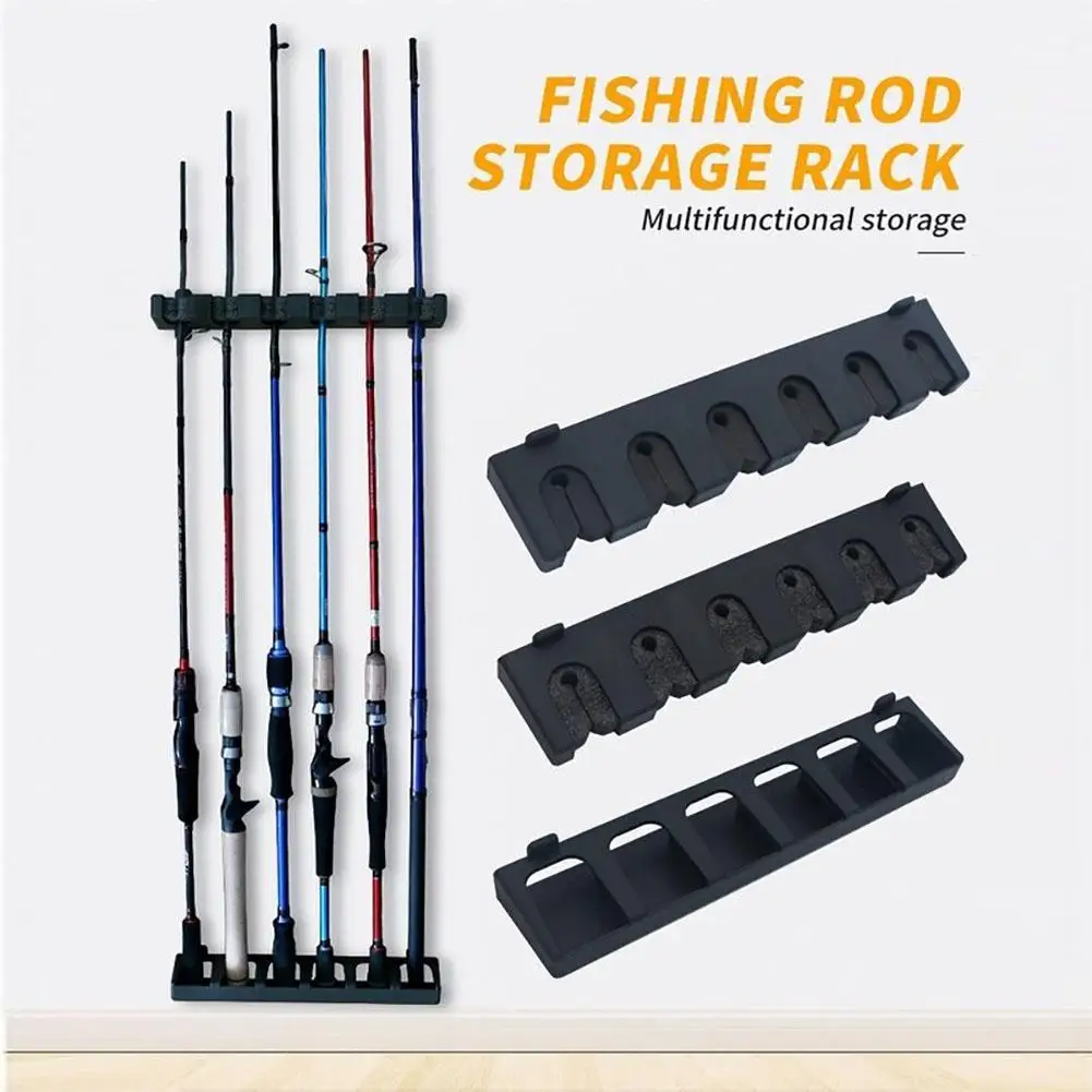 6-Hole Fishing Rod Storage Rack Wall-Mounted Holder Storage Bracket For Thick Fishing Rods Hand Rods Nets Rod Holder Stand
6-Hole Fishing Rod Storage Rack Wall-Mounted Holder Storage Bracket For Thick Fishing Rods Hand Rods Nets Rod Holder Stand