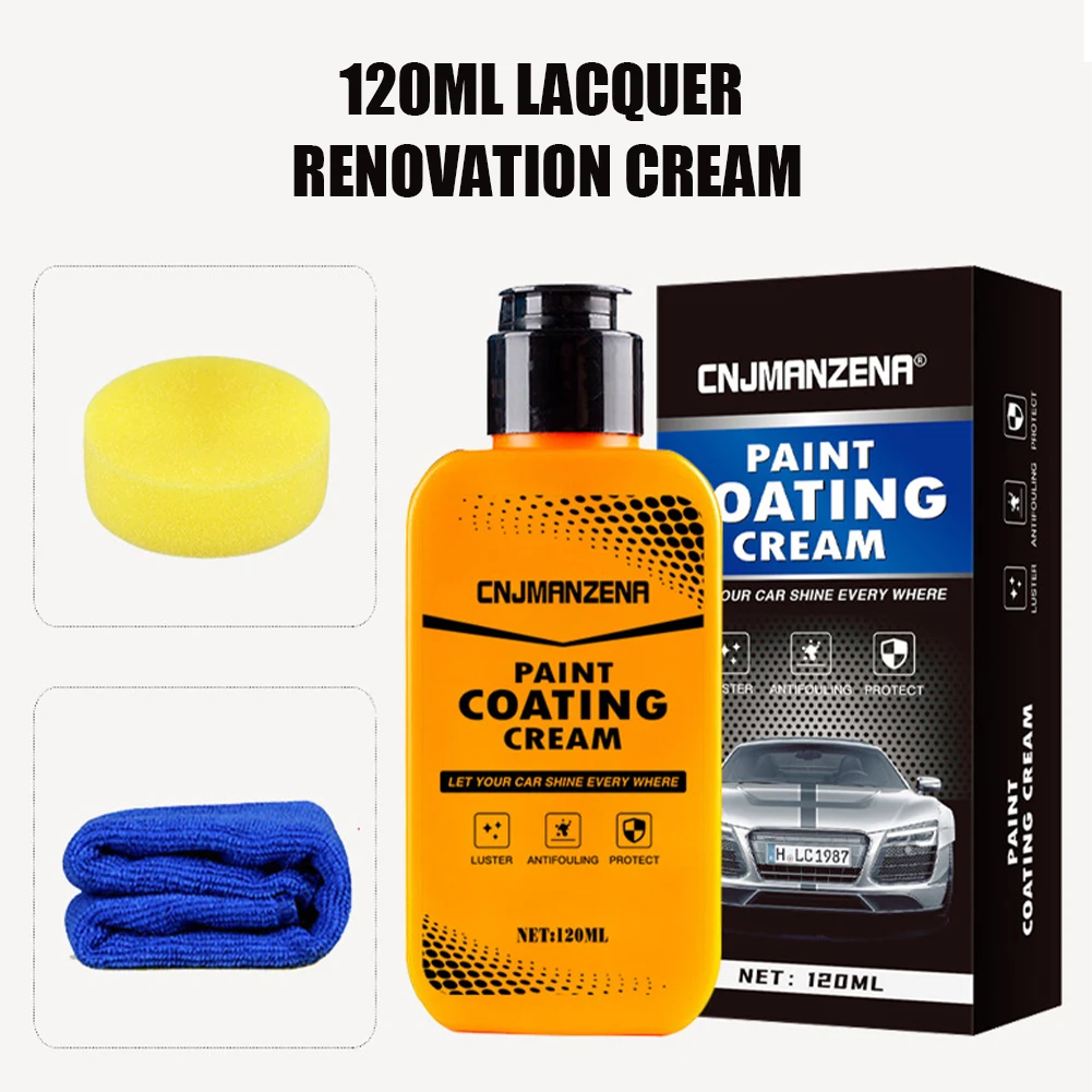120ml Car Coating Agent Auto Paint Cleaner Leather Plastic Part Refurbishing Agent Surface Painting Wax Car Maintenance Supplies
120ml Car Coating Agent Auto Paint Cleaner Leather Plastic Part Refurbishing Agent Surface Painting Wax Car Maintenance Supplies