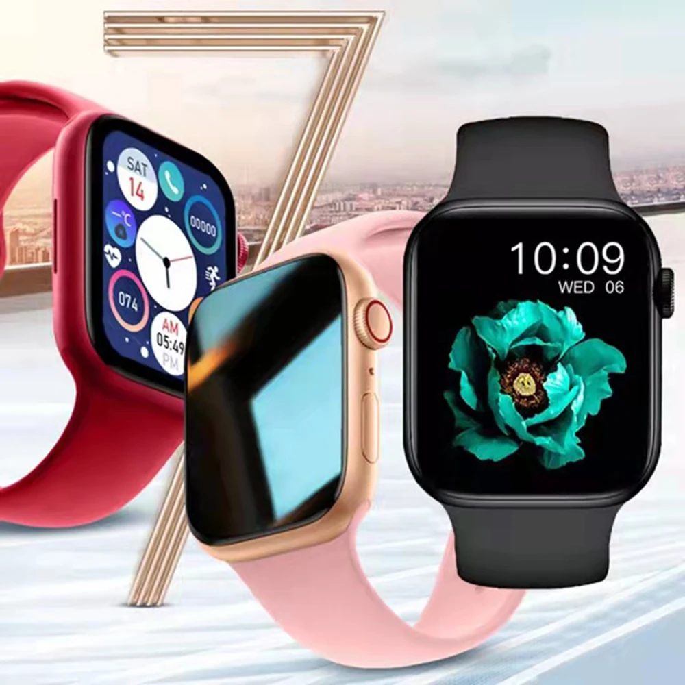 NEW 2022 Series 7 Smartwatch For Women Smart Watch Men Bluetooth Call For IOS Android Sport Heart Rate Wireless Charging Watches
NEW 2022 Series 7 Smartwatch For Women Smart Watch Men Bluetooth Call For IOS Android Sport Heart Rate Wireless Charging Watches