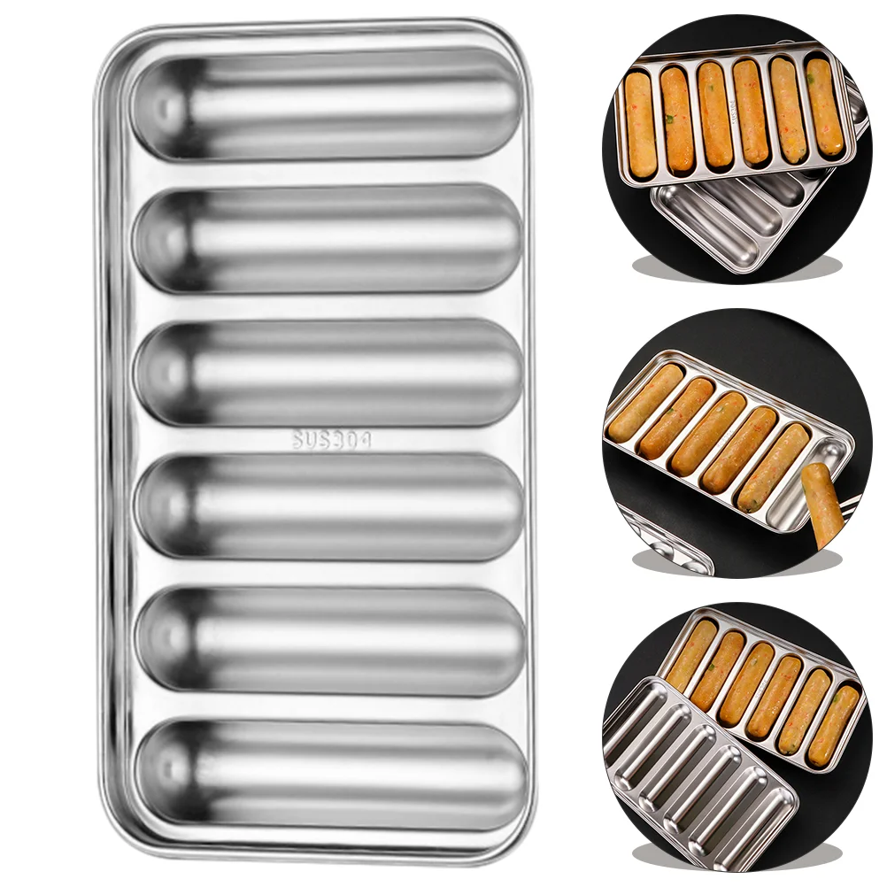 Baking Hot Dog Mold Sausage Steel Stainless Bread Sandwich Molds Hotdog Pan Baby Tray Toast Diy Making Cake Roll Buns Mould
Baking Hot Dog Mold Sausage Steel Stainless Bread Sandwich Molds Hotdog Pan Baby Tray Toast Diy Making Cake Roll Buns Mould