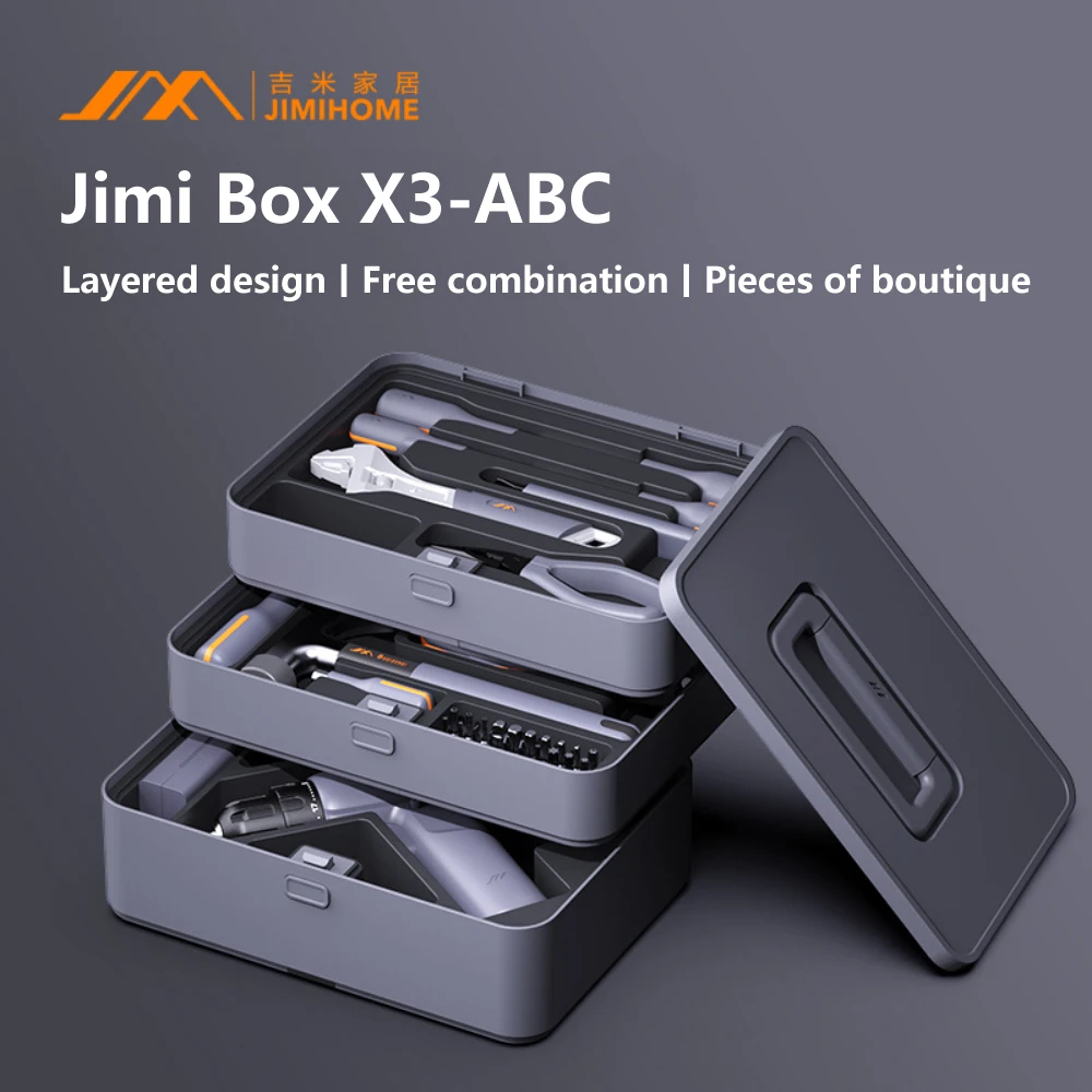 JimiHome Home Multifunctional Maintenance Toolbox Electric Drill Electric Screwdriver Set Electrician Set X3-ABC power tools
JimiHome Home Multifunctional Maintenance Toolbox Electric Drill Electric Screwdriver Set Electrician Set X3-ABC power tools