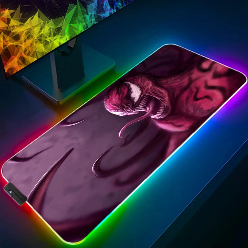 Rgb Led Gaming Mouse Pad Gamer Venom Rug Keyboard Mat Computer Offices Carpet Mousepad Anime Mouse Mats Pc Accessories Laptop
Rgb Led Gaming Mouse Pad Gamer Venom Rug Keyboard Mat Computer Offices Carpet Mousepad Anime Mouse Mats Pc Accessories Laptop