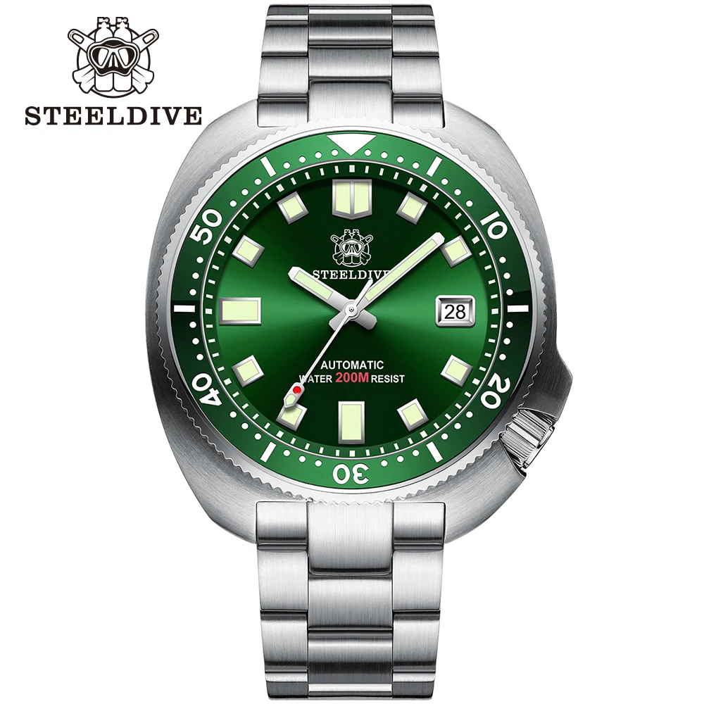 STEELDIVE SD1980 Similar Design 44MM Stainless Steel Case 200M Waterproof Self-Winding NH35 Automatic Dive Watch Gift SD1980
STEELDIVE SD1980 Similar Design 44MM Stainless Steel Case 200M Waterproof Self-Winding NH35 Automatic Dive Watch Gift SD1980
