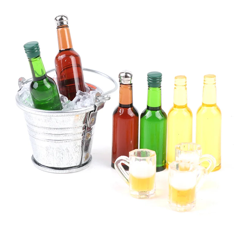 Dollhouse Ice Cube Beer Bottle Beer Mug Set Miniature Barrel Ice Cream Beer Bottle Glasses Model Simulation Doll House Decor
Dollhouse Ice Cube Beer Bottle Beer Mug Set Miniature Barrel Ice Cream Beer Bottle Glasses Model Simulation Doll House Decor