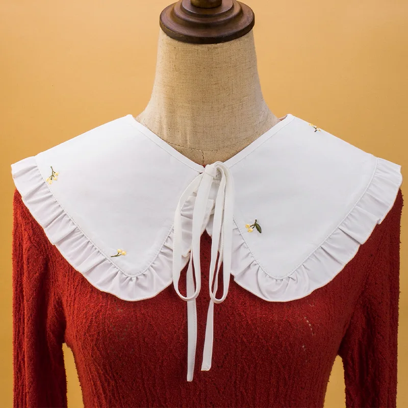 White Lapel Fake Collar for Women's Shirt Detachable Collars Half Shirt Blouse Tops False Collar Lapel Shawl Shoulder Wraps
White Lapel Fake Collar for Women's Shirt Detachable Collars Half Shirt Blouse Tops False Collar Lapel Shawl Shoulder Wraps